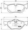 BMW 34121288893 Brake Pad Set, disc brake